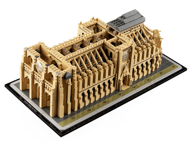 LEGO Architecture: Notre-Dame de Paris, 4383 Pe&ccedil;as (21061) image number 5