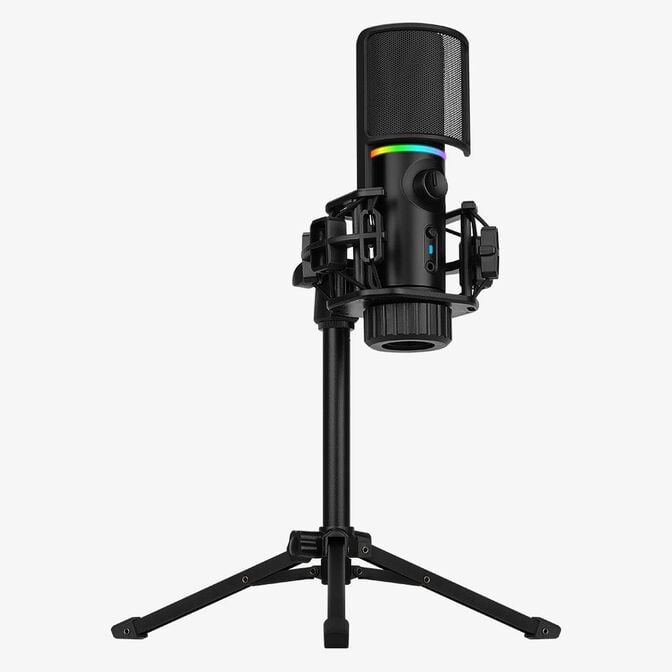 Microfone Streamplify MIC RGB Tripod - Preto image number 5