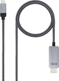 Cabo Conversor Nanocable USB-C/M > HDMI/M 1.8 M Preto