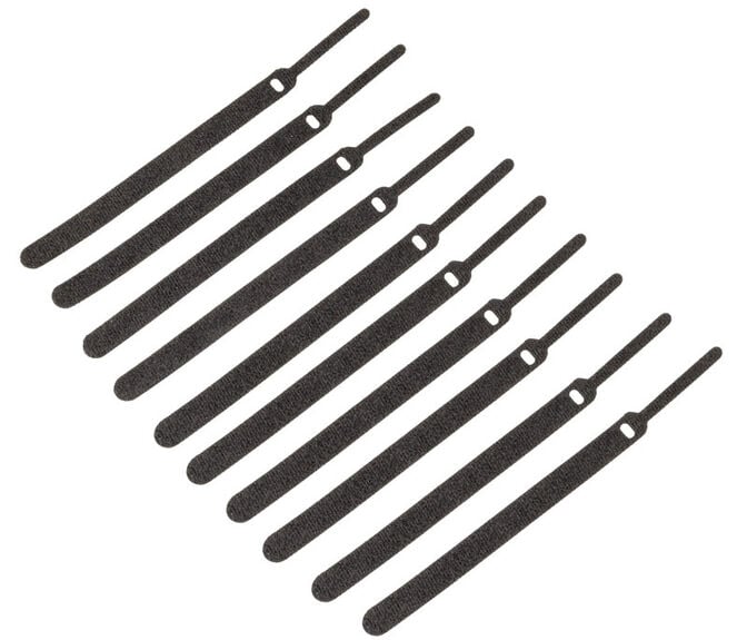 Abra&ccedil;adeiras Kolink em Velcro (Pack 10uni) - Preto image number 0