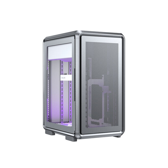Caixa Micro-ATX Cooler Master MasterFrame 400 Mesh Prateada image number 1