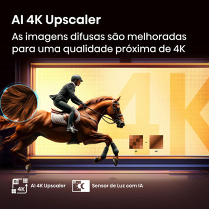 Televis&atilde;o Hisense 43E7Q 43" QLED UltraHD 4K VIDAA image number 4