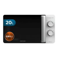 Micro-ondas Cecotec ProClean 3110 Inox com Grelha 20L