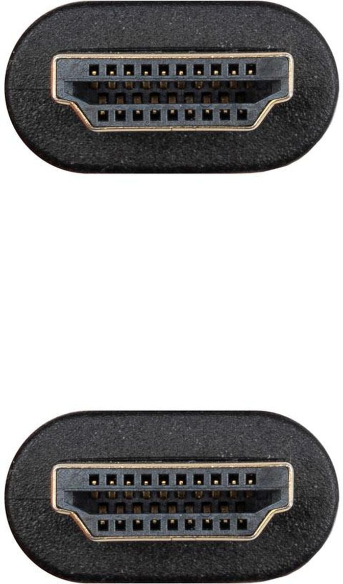 Cabo HDMI V2.0 4K@60Hz 18Gbps Nanocable A M/M CCS 0.5 M Preto image number 2
