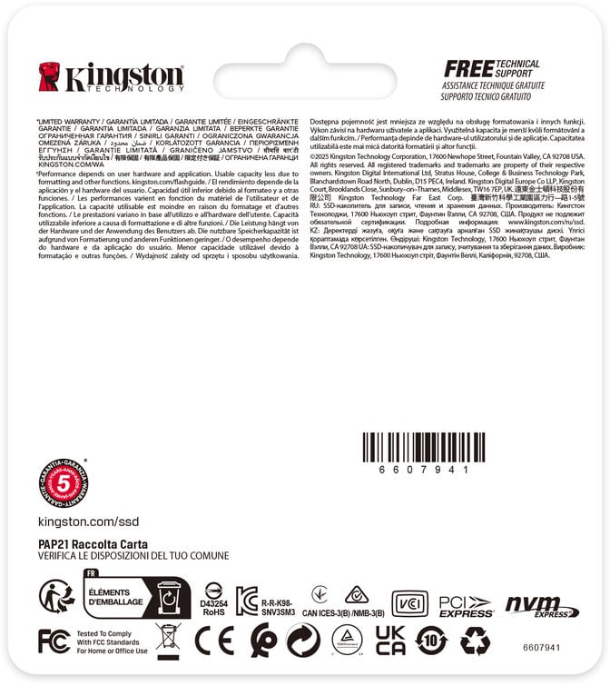 SSD Kingston NV3 2TB Gen4 M.2 NVMe 2230 (6000/5000MB/s) image number 3