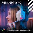 Headset Logitech Astro A20 X Lightspeed Wireless/Bluetooth Branco image number null