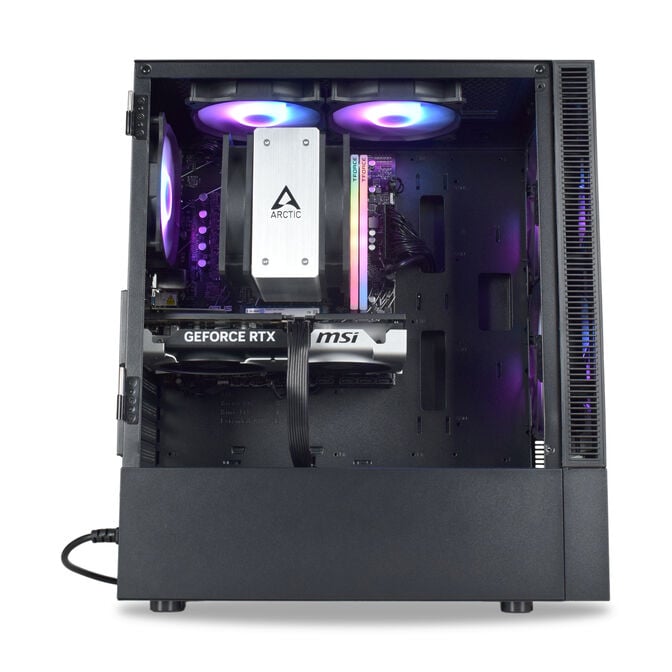 Computador AURA Gamer-PC Ryzen 5 7500F 16GB DDR5 1TB RTX 5060 Ti WiFi W11 image number 1