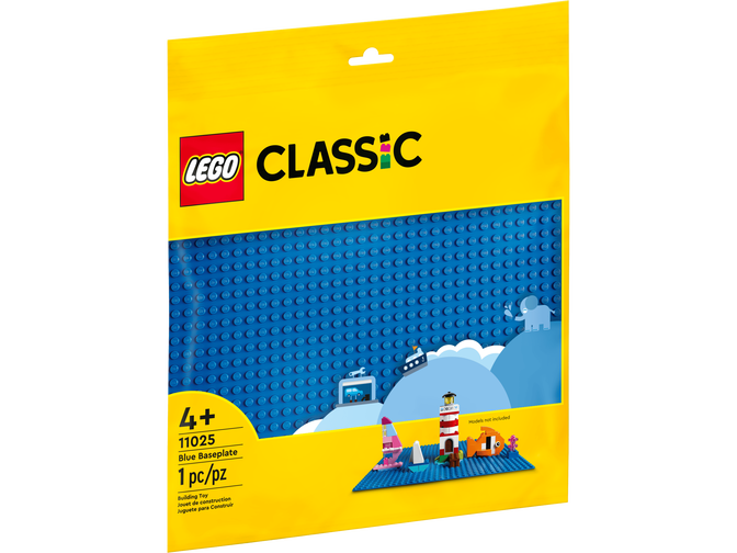 LEGO Classic: Placa de Constru&ccedil;&atilde;o Azul, 1 Pe&ccedil;a (11025) image number 0