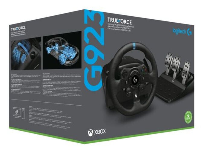 Volante Logitech G923 TrueForce Racing Wheel + Driving Force Shifter Xbox Series X|S/Xbox One/PC image number 9