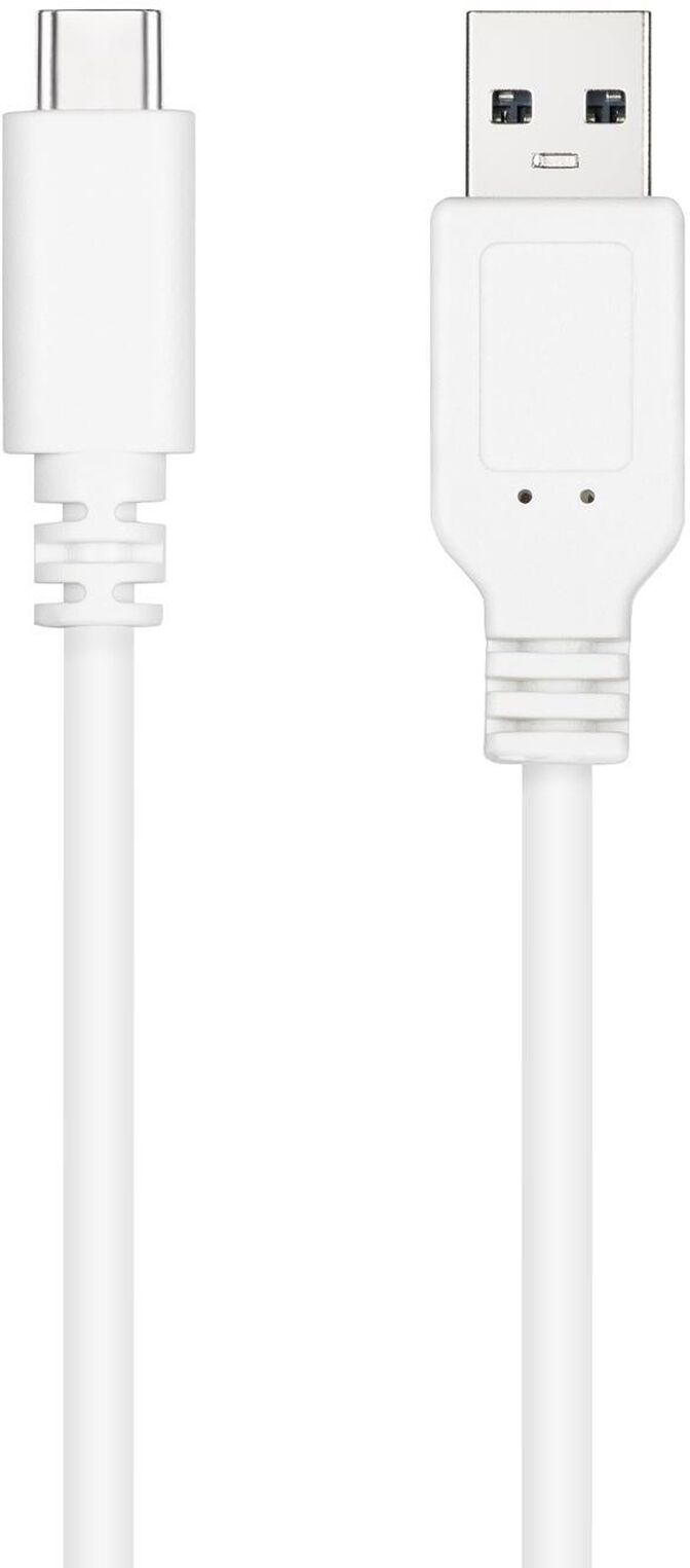 Cabo USB 2.0 3A Nanocable USB-C/M > USB-A/M 1.5 M Branco image number 1