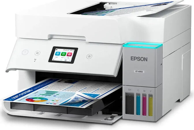 Impressora Multifun&ccedil;&otilde;es a Jato de Tinta Epson EcoTank ET-4956 WiFi image number 2
