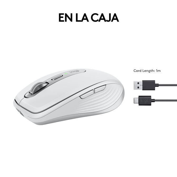 Rato Logitech MX Anywhere 3S Wireless Pale Grey image number 12