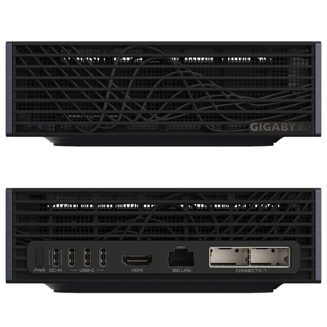 Mini Supercomputador AI Gigabyte AI TOP ATOM Arm Cortex X925+A725 128GB LPDDR5x 1TB Gen4 SSD GB10 Blackwell Nvidia DGX OS image number 2