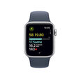 Smartwatch Apple Watch SE GPS 40mm Silver Aluminium Case com Storm Blue Sport Band (S/M) image number null