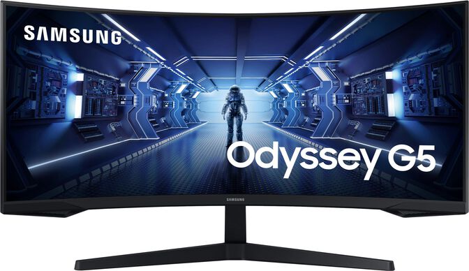 Monitor Curvo Samsung Odyssey G5 34" G5 VA UWQHD 165Hz 1ms FreeSync image number 0