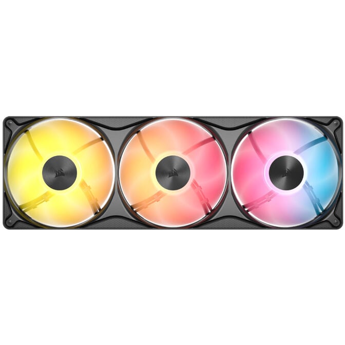 Ventoinha Corsair iCUE Link RS360 II Unified Frame Pretas ARGB PWM Tripla Vento&iacute;nha 120mm (360mm) image number 2