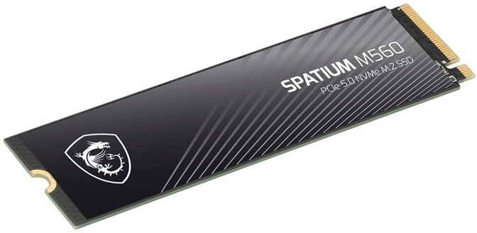 SSD MSI SPATIUM M560 1TB Gen5 M.2 NVMe (10200/8400MB/s) image number 2