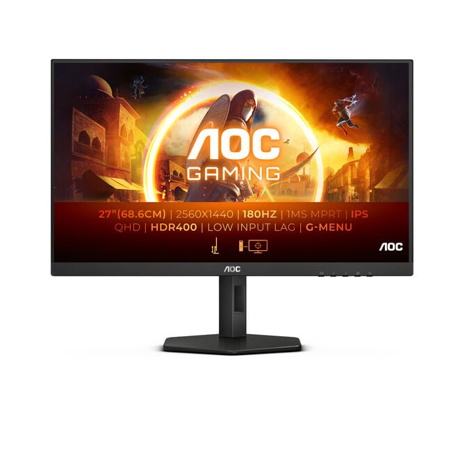 Monitor AOC Gaming 27" Q27G4X IPS QHD 180Hz 1ms HDR400 image number 0