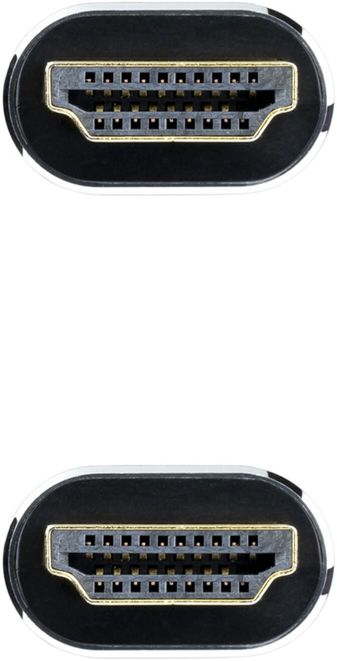 Cabo HDMI V2.1 8K Nanocable IRIS A M/M 2 M Preto image number 2