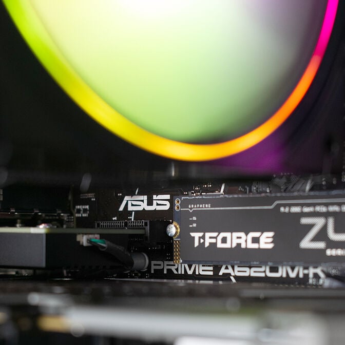 Computador AURA Gamer-PC Ryzen 5 7500F 16GB DDR5 512GB RTX 5060 WiFi W11 image number 5
