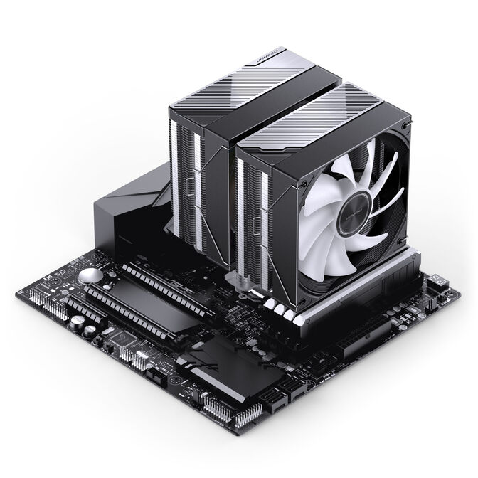 Cooler CPU Jonsbo CA80 ARGB Preto - 2x 120mm image number 13