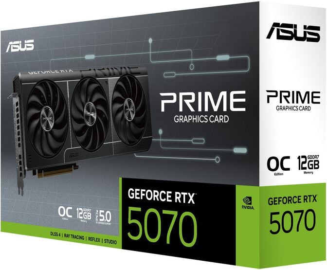 Gr&aacute;fica Asus GeForce&reg; RTX 5070 Prime OC 12GB GDDR7 DLSS4 image number 11