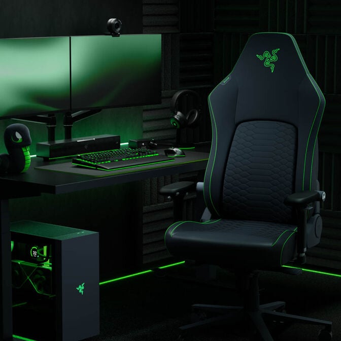 Cadeira Gaming Razer Iskur V2 Newgen Verde image number 7