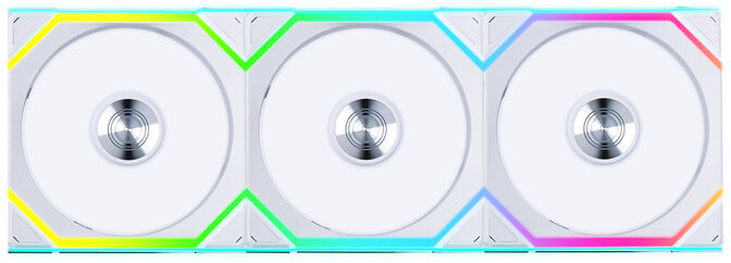 Ventoinha Lian Li UNI FAN SL120 Wireless RGB Reverse Blade PWM Branco 120mm (Pack 3) image number 0