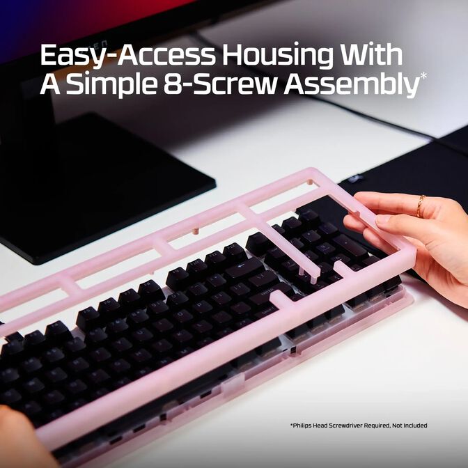 Teclado HyperX Origins 2 1800 Gaming RGB PT Red Linear Switches image number 1