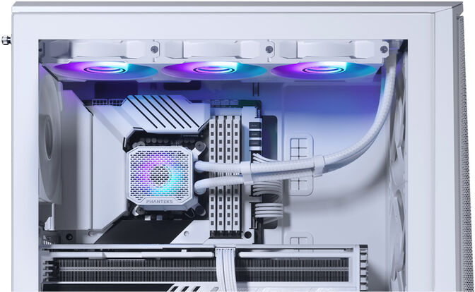 Water Cooler CPU AIO Phanteks Glacier One 360M25 Gen2 DRGB Branco image number 4