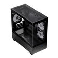 Caixa Micro-ATX Aerocool P300D Digi ARGB Vidro Temperado Preto image number null