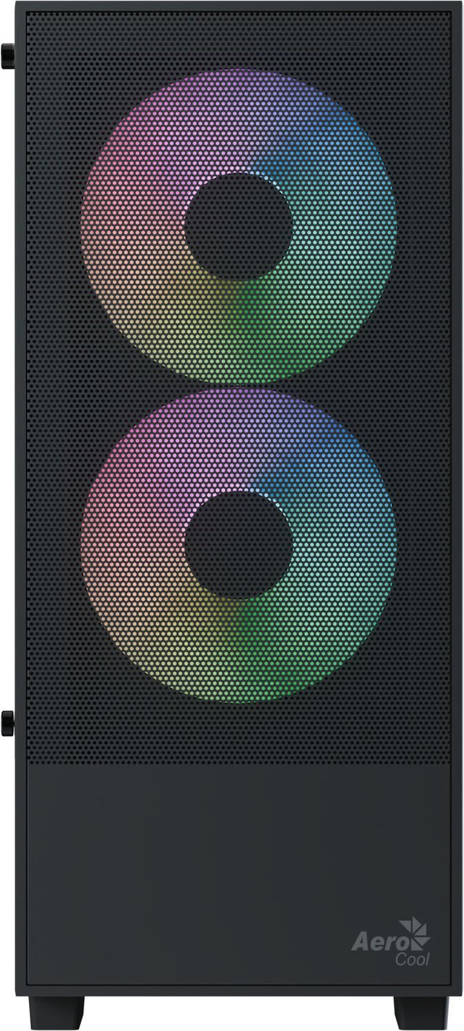 Caixa ATX Aerocool B508A Flow ARGB Vidro Temperado Preto image number 2