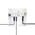 Caixa de liga&ccedil;&otilde;es multim&eacute;dia de parede Nanocable VGA + 2x HDMI + JACK 3,5 mm + 1x USB-C 10G + 1x USB-B 2.0 + 1x USB-A 3.0 + 1x RJ45 Cat.6A STP Branca image number null