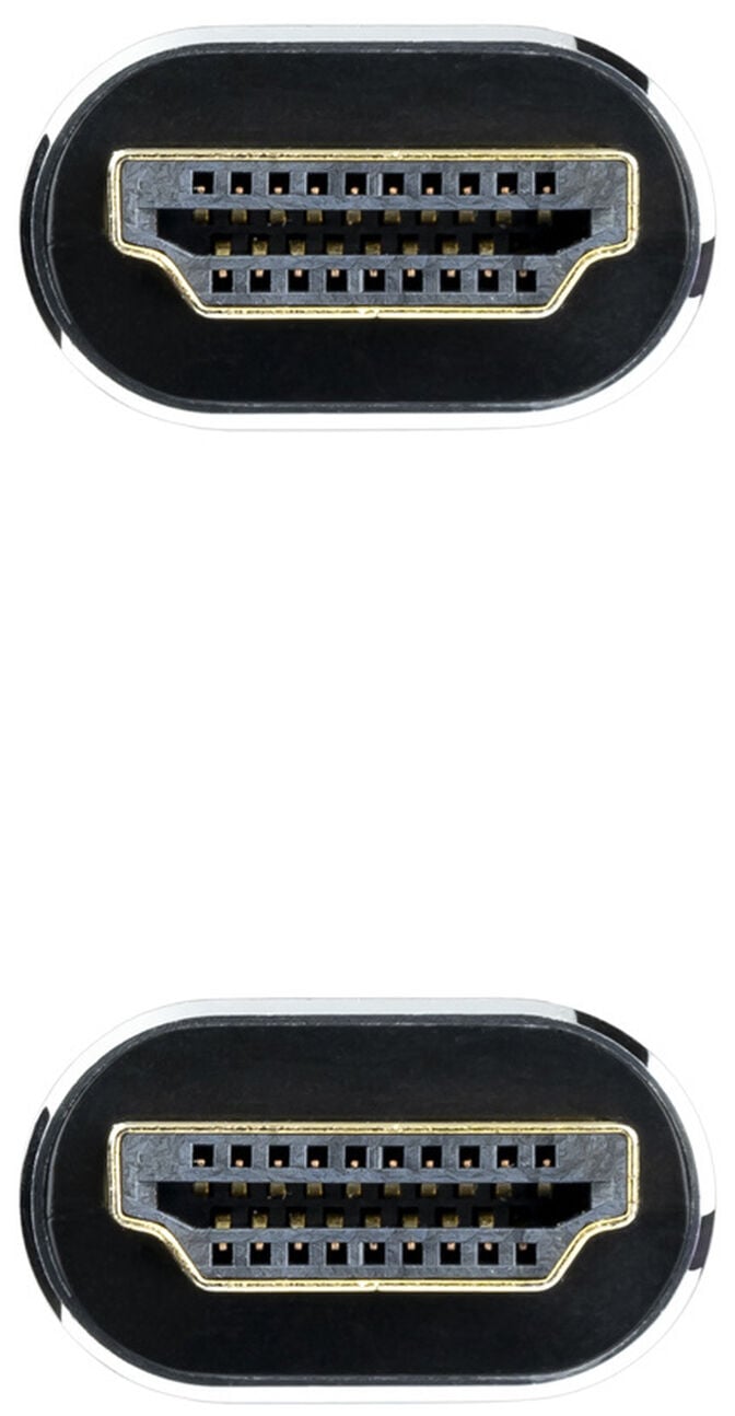 Cabo HDMI V2.1 8K Nanocable IRIS A M/M 0.5 M Preto image number 2