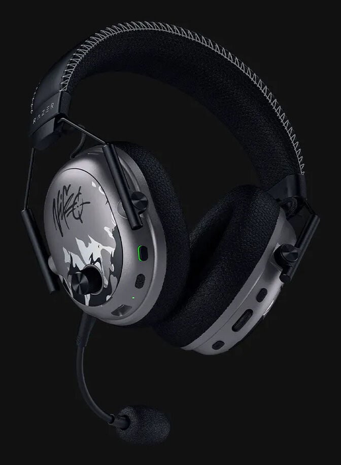 Headset Razer BlackShark V3 Pro Wireless/Bluetooth Preto NiKo Ed. image number 2