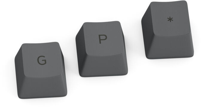 Conjunto de 114 Teclas Glorious Black (US ANSI) image number 3