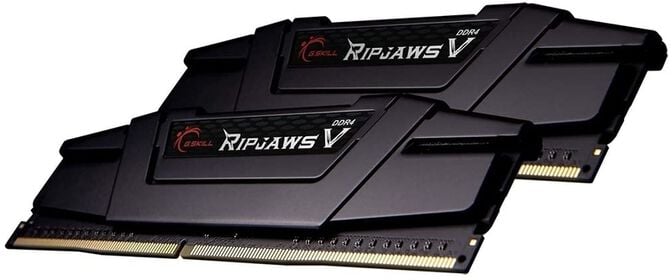 G.Skill Kit 32GB (2 x 16GB) DDR4 3600MHz Ripjaws V Black CL16 image number 1