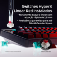 Teclado HyperX Origins 2 65 RGB Gaming PT Linear Switches image number null