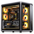 Caixa ATX Jonsbo X400 Vidro Temperado Curvo Cinzento image number null