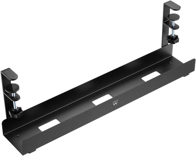 Suporte para Cabos Ewent EW1548 Clamp-On Under Desk Preto image number 1