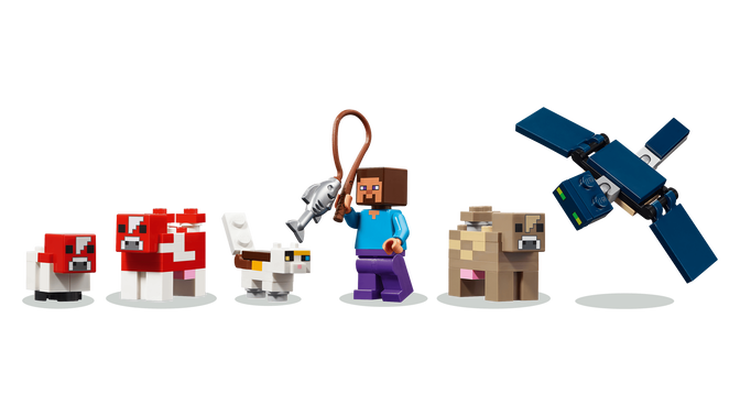 LEGO Minecraft: A Casa Mooshroom, 500 Pe&ccedil;as (21270) image number 2