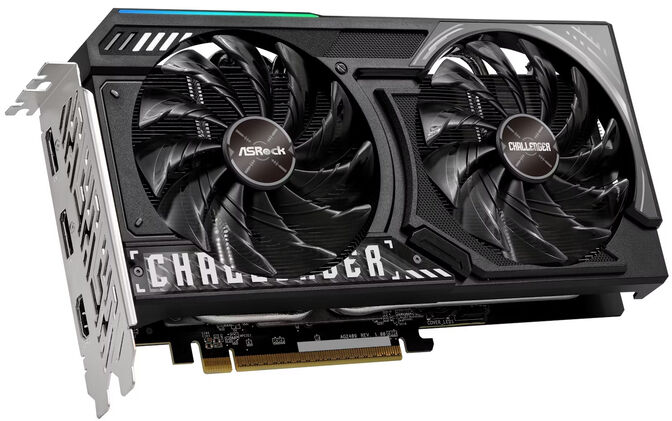 Gr&aacute;fica ASRock Radeon RX 9060 XT Challenger OC 16GB GDDR6 image number 2