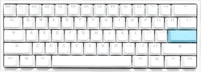Teclado Mec&acirc;nico Ducky ONE 2 Pro 60% RGB Pure White MX Silent Red (PT) image number 0