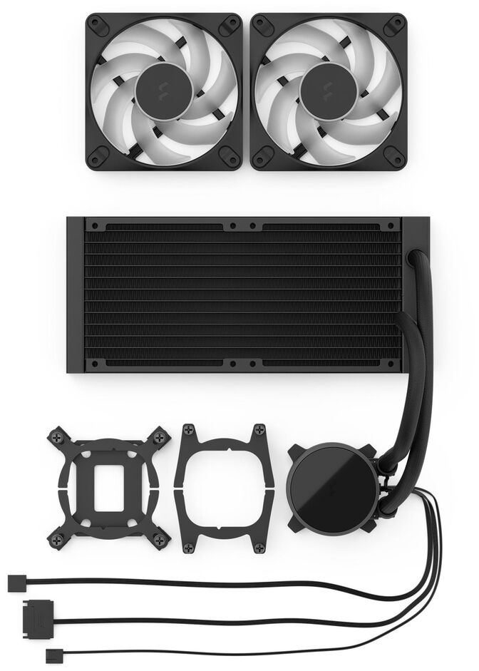 Water Cooler CPU Fractal Design Radius 240 RGB Preto image number 5