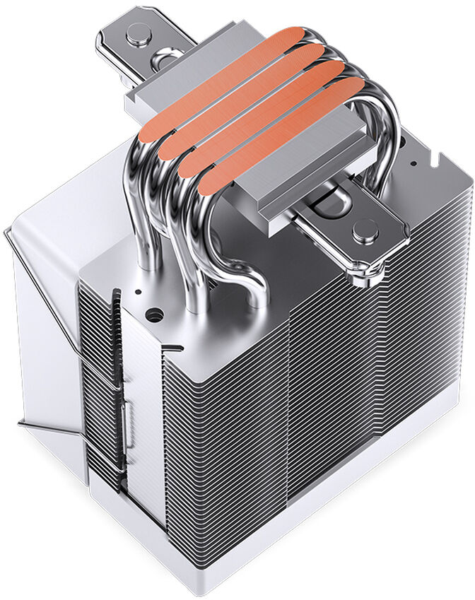 Cooler CPU Jonsbo CR-1400 V2 ARGB Branco - 92mm image number 5