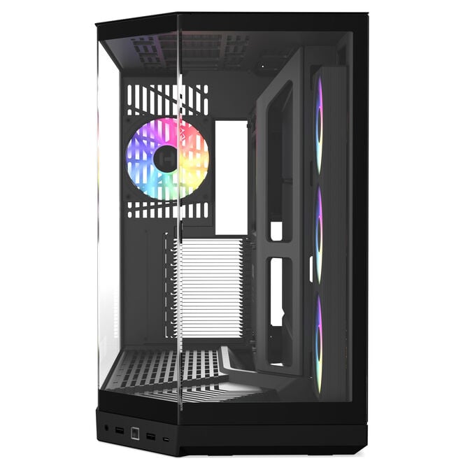 Caixa E-ATX Hyte Y50 Vidro Temperado Preto image number 3