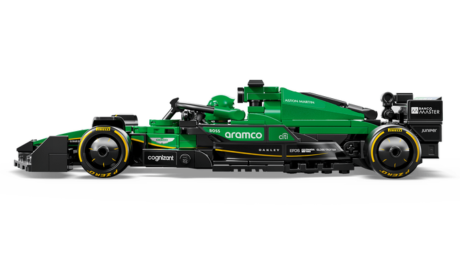 LEGO Speed Champions: Carro de Corrida Aston Martin Aramco F1 AMR24, 269 Pe&ccedil;as (77245) image number 4