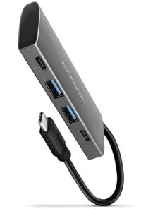 Multiport-Hub AXAGON HMC-4G2, USB 3.1, Gbit-LAN, 2x USB-A, 2x USB-C