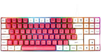 Teclado Mec&acirc;nico GAMIAC TKL RGB90G Kailh Red Branco/Rosa (ES)