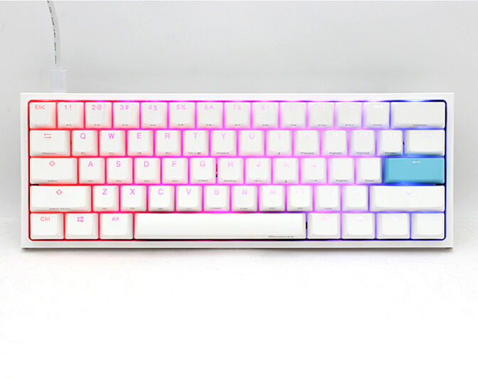 Teclado Mec&acirc;nico Ducky ONE 2 Pro 60% RGB Pure White MX Silent Red (PT) image number 1